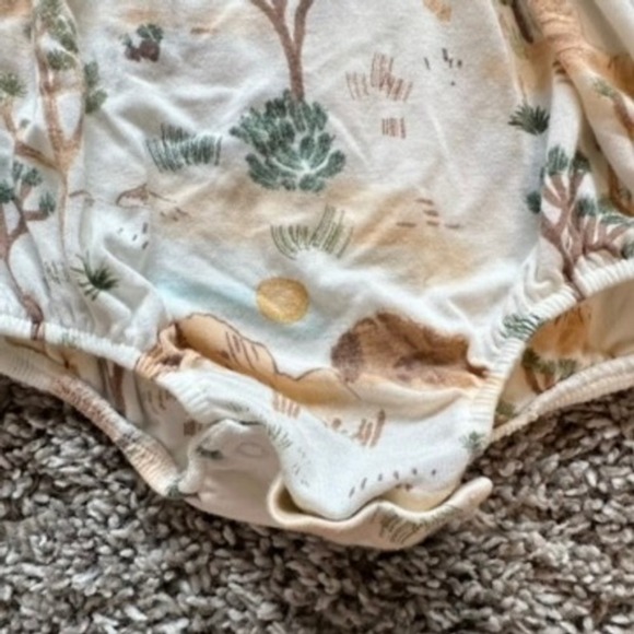 Angel Dear 12-18M Desert Landscape Print Viscose Bamboo Blend Baby Romper - Picture 8 of 8